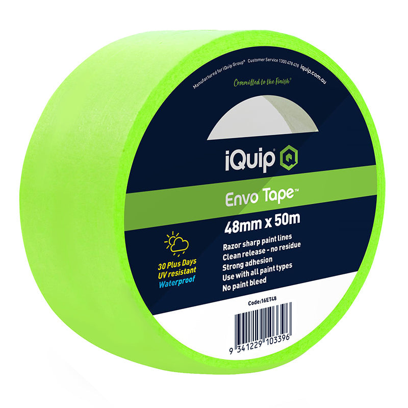 iQuip 30-Day Envo Masking Tape 48mm x 50m / Box of 24 Rolls