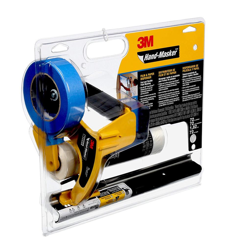 3M Hand-Masker pre-assembled kit in retail blister pack with tape and film